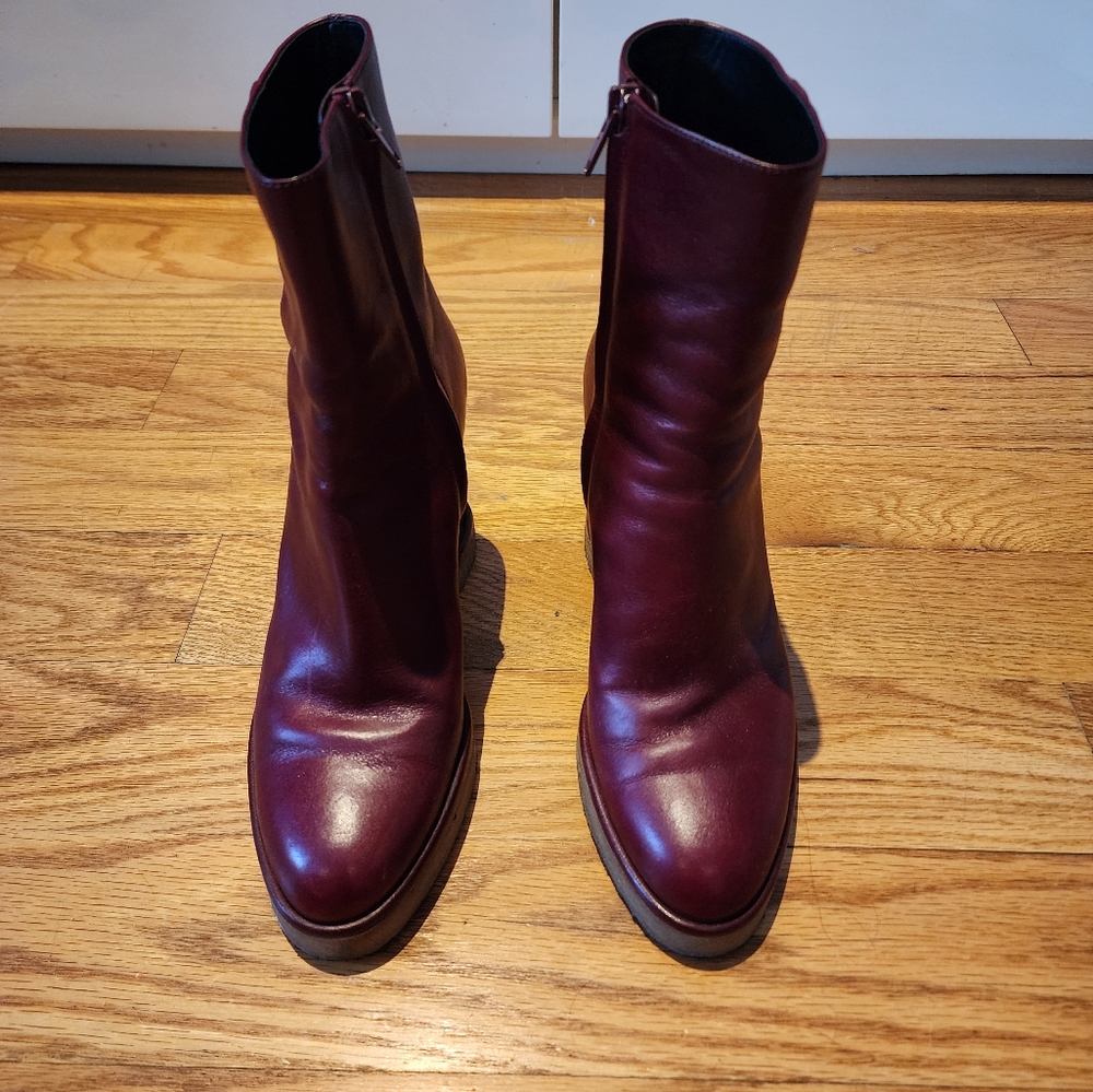 Authentic Celine Wedge Ankle Boot - image 5